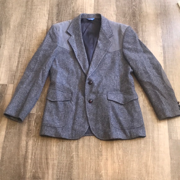 Pendleton Blazer. Blue tweed. Sz 42. Made in USA - Picture 1 of 9